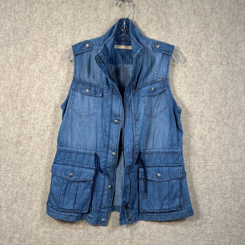 Max Jeans - Denim Jacket Vest - Small
